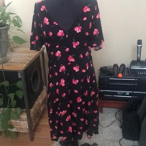 Lightweight floral print dress
